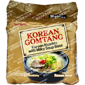 NP414-1 KOREAN GOMTANG - KOREAN NOODLES WITH MILKY SOUP BASE