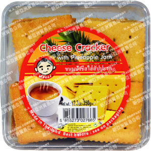 CC266-9 CHEESE CRACKERS WITH PINEAPPLE JAM